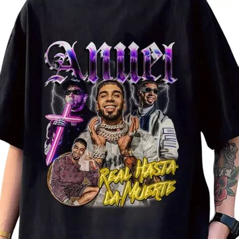 anuel sin playera|Camiseta Real Hasta la Muerte de Anuel en Zara 